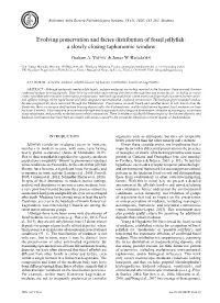 Evolving Preservation and Facies Distribution of Fossil Jellyfish: a Slowly Closing Taphonomic Window