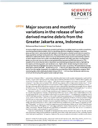 Major Sources and Monthly Variations in the Release of Land-Derived