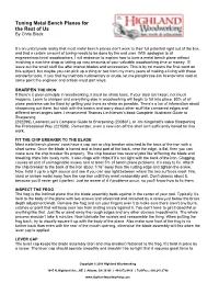 Tuning Metal Bench Planes for the Rest of Us by Chris Black