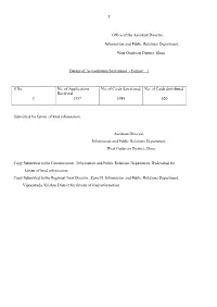 1 Office of the Assistant Director, Information and Public Relations