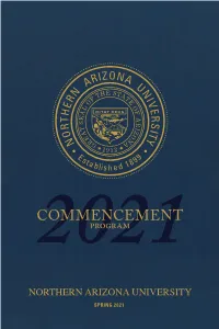 Commencement Program 2021