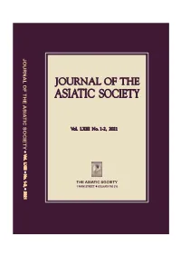 Journal LXIII, Vol. 1-2021
