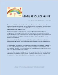 Lgbtq Resource Guide