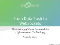 From Data Push to Websockets