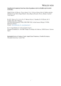 1 Liquid-Gated Transistors Based on Reduced Graphene Oxide for Flexible and Wearable Electronics Rafael Furlan De Oliveira, Piet