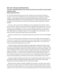 Bell's Hell: a Review by Michael Horton