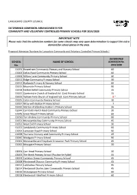 Determined Admission Arrangments