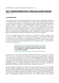 In the Contexts of Video Game Studies and Video Game Design, The