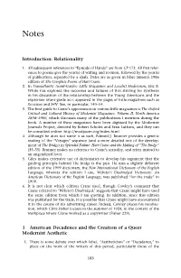 Introduction: Relationality 1 American Decadence and the Creation of a Queer Modernist Aesthetic