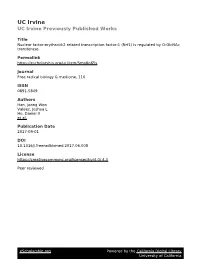 Is Regulated by O-Glcnac Transferase