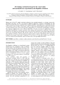 Developing a National Strategy for the Conservation and Sustainable Use of Peatlands in the Republic of Belarus