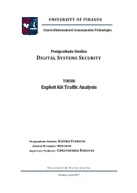 Exploit Kit Traffic Analysis
