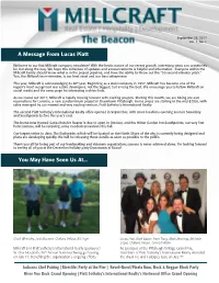 You May Have Seen Us At... a Message from Lucas Piatt