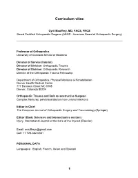 Curriculum Vitae