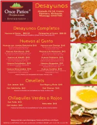 Desayunos Ahumada #6 Col