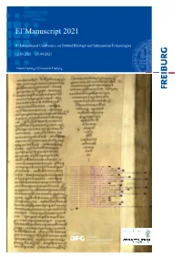 El'manuscript 2021 – Booklet of Abstracts