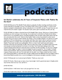 Ian Rankin Celebrates the 30 Years of Inspector Rebus with ‘Rather Be the Devil’