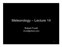 Meteorology – Lecture 14