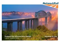 Network Rail Infrastructure Limited Working for You Network Statement 2019 Charging Information System (CIS Formerly EICIS)