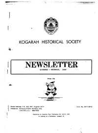 NEWSLETTER ., NOVEMBER - DECE~Fbert 1989