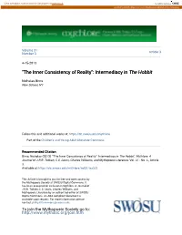 The Inner Consistency of Reality": Intermediacy in the Hobbit