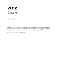 Assessment of Tourmaline As an Indicator Mineral Is Independent of the Method Chosen to Calculate Structural Formulae