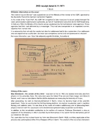 005 – ZKD Letter from Prof. Steenbeck to Prof. Graffi