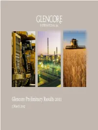 A Leading Integrated Marketer and Producer of Commodities