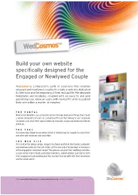 Build Your Own Website Specifically Designed for the Engaged Or Newlywed Couple
