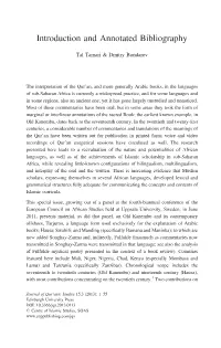Introduction and Annotated Bibliography