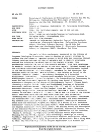 Reproductions Supplied by EDRS Are the Best That Can Be Made from the Original Document