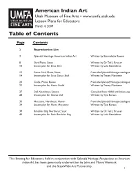 Table of Contents
