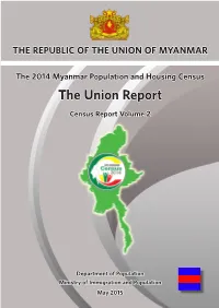 The Union Report the Union Report : Census Report Volume 2 Census Report Volume 2