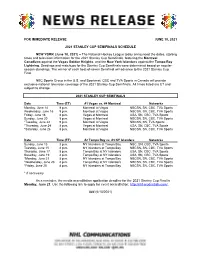 2021 SCP Semis Schedule.Pdf