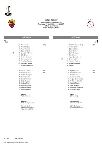AS Roma AFC Ajax