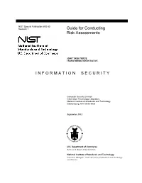 NIST 800-30, Revision 1, “Guide for Conducting Risk Assessments