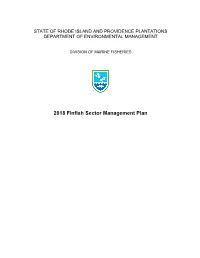 2018 Sector Management Plan - Finfish 2 INTRODUCTION