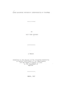 Edwin Arlington Robinson's Interpretation of Tristram