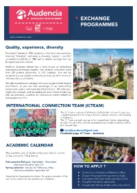 Exchange Programmes