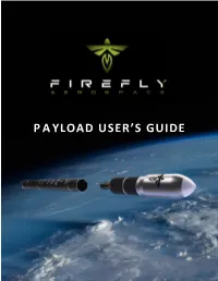 Firefly Aerospace Payload User's Guide