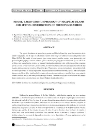 Model-Based Geomorphology of Malpelo Island and Spatial Distribution of Breeding Seabirds