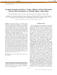 Occupant Dynamics in Rollover Crashes: Influence of Roof