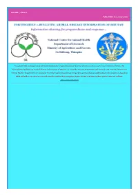 31St January 2020 to Update Field Colleagues and Relevant