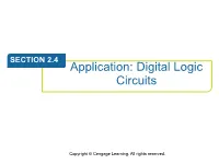 Application: Digital Logic Circuits