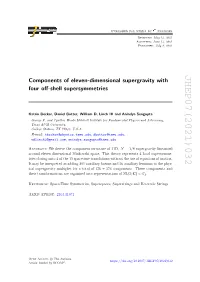 Components of Eleven-Dimensional Supergravity with Four Off-Shell