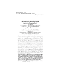 Development of Standardized Scientific Temper Tool