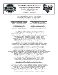 Great Midwest Athletic Conference 2015 Men's Soccer Championships