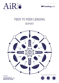Peer to Peer Lending Report