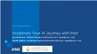 Accelerate Your AI Journey with Intel