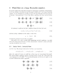 Blasius Boundary Layer